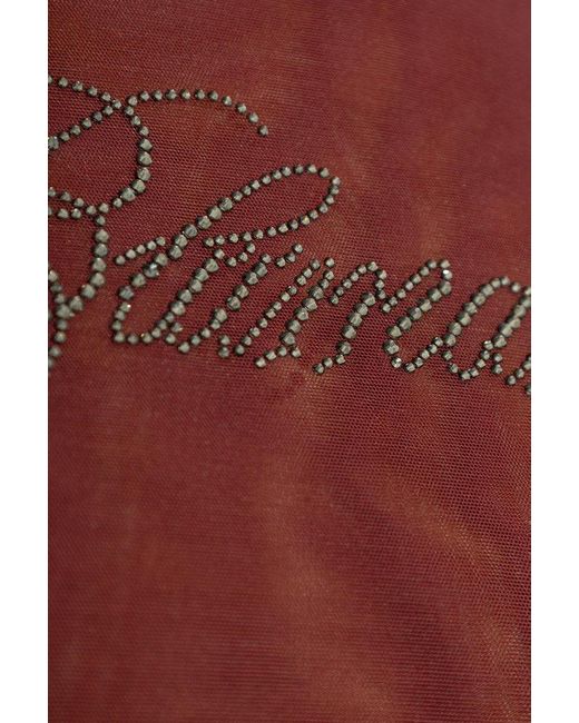 Blumarine Red Top With Logo