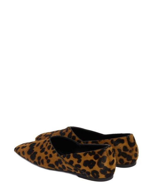 Totême  Brown The Everyday Flat Slip-On Shoes