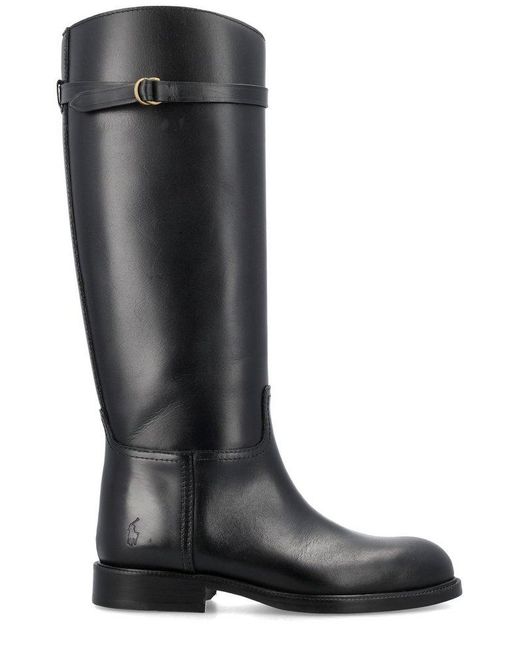 Polo Ralph Lauren Riding Boot in Black | Lyst Canada