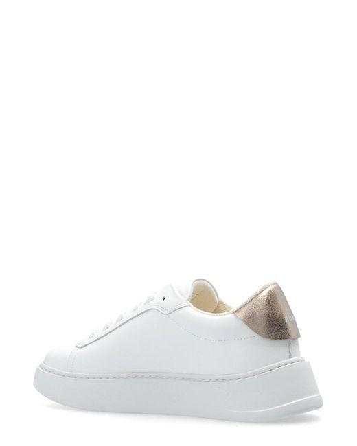 Furla White Embellished Sport Shoes