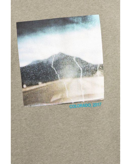 Zadig & Voltaire Gray 'simba' Sweatshirt With Print, for men