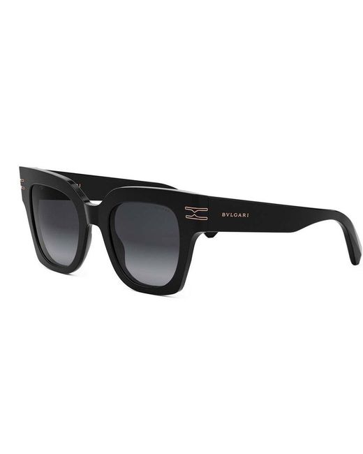BVLGARI Black B.zero1 Geometric Frame Sunglasses