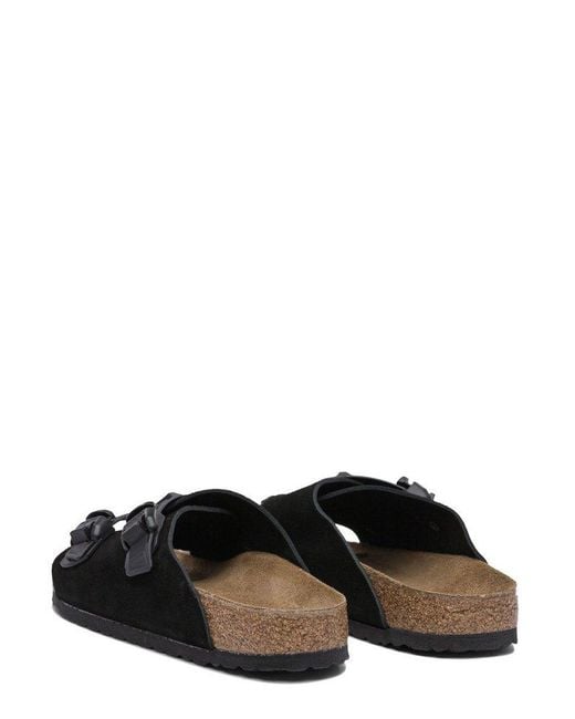 Birkenstock Black Zürich Tech Buckle Detailed Sandals for men