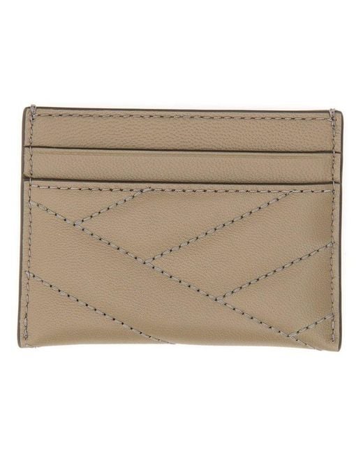 Tory Burch Natural Kira Card Holder