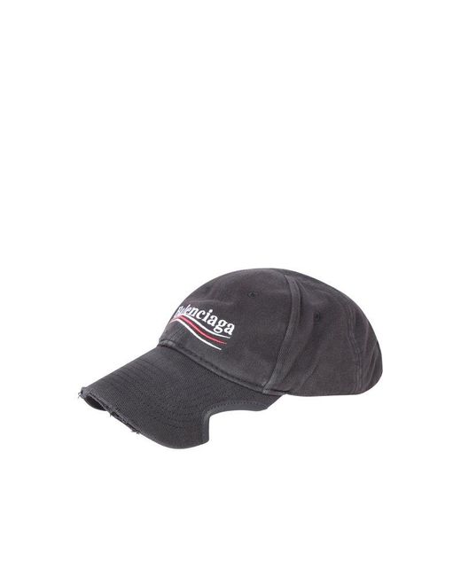 Balenciaga Political Campain Black Hat for men