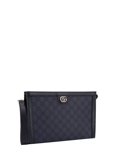 Gucci Blue Ophidia Gg Clutch for men