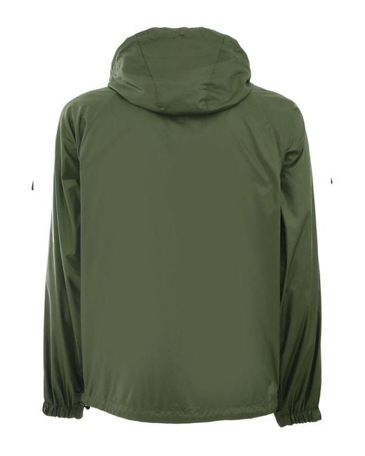 Aspesi Green Wintermoon Zip-up Jacket