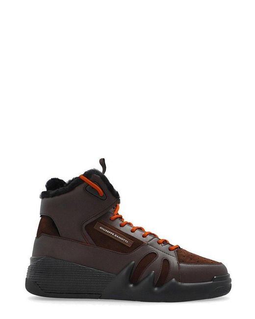 Giuseppe Zanotti Brown Insulated Sneakers for men