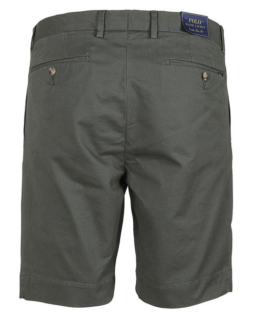 Polo Ralph Lauren Gray Fitted Chino Shorts for men