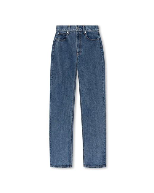 Alexander Wang Blue Jeans With Crystals
