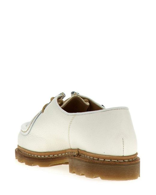 Paraboot White Michael Derby Shoes for men