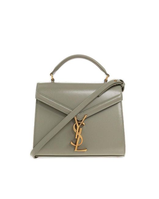 Saint Laurent Green Mini Cassandra Top Handle Bag