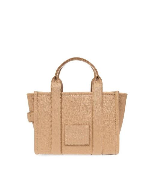 Marc Jacobs Natural Logo Embossed Small Tote Bag