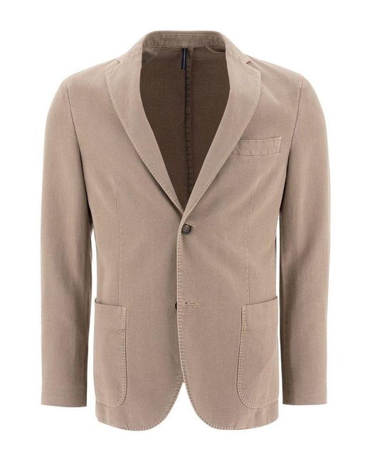 Incotex Brown Blazer Jacket for men
