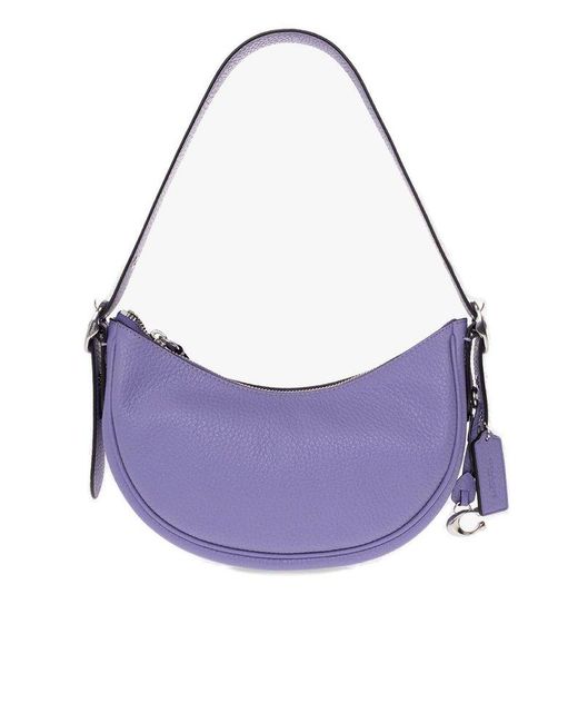 COACH Purple 'luna' Shoulder Bag