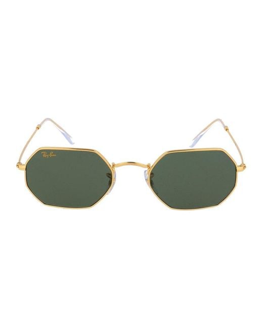 Ray-Ban Green Octagonal Legend Sunglasses