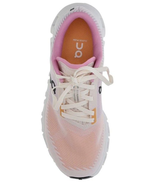 On Shoes Pink Cloud 6 Push Sneakers