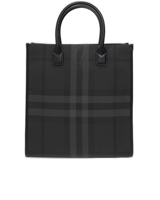 Burberry Black 'denny Slim' Shopper Bag, for men