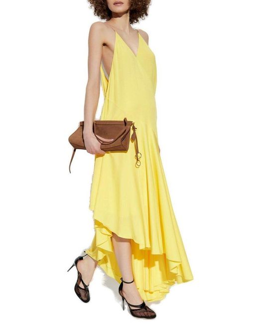 Alaïa Yellow Maxi Dresses