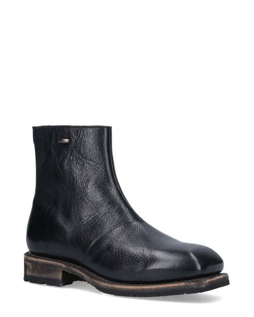 Our Legacy Engine Square-Toe Ankle Boots in Black for Men | Lyst