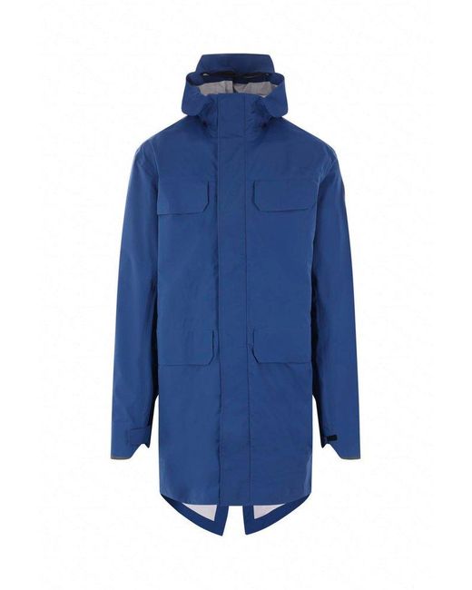 Canada Goose Blue Seawolf Rain Jacket for men