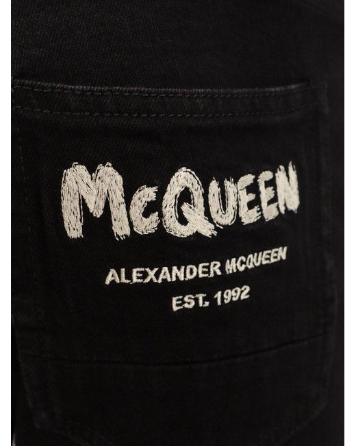 Alexander McQueen Black Jeans for men