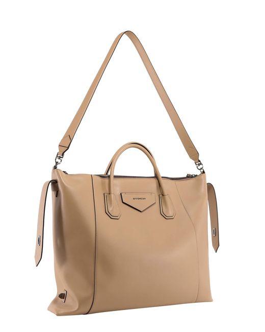 Givenchy Leather Antigona Soft Tote Bag in Beige (Natural) for Men - Lyst