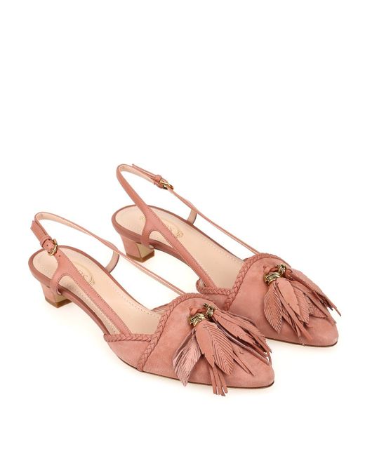 tods slingbacks
