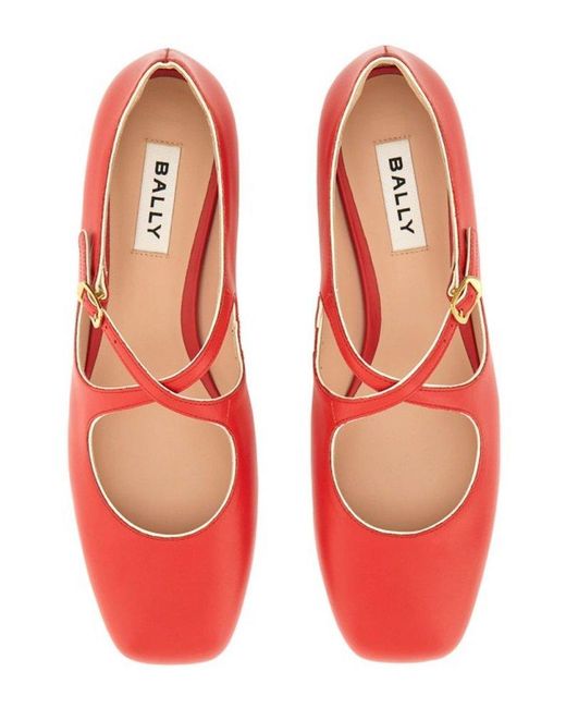 Bally Red Sandal Beliska