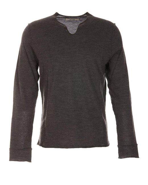 Zadig & Voltaire Monastir Sweater in Gray for Men | Lyst