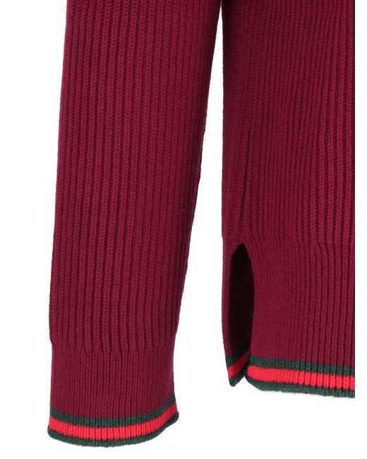 Gucci Red Basic Sweater for men