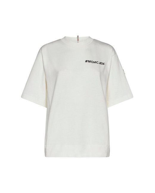 3 MONCLER GRENOBLE White T-shirts And Polos