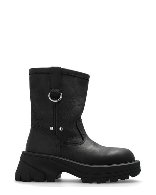 1017 ALYX 9SM Black D-ring Word Boots