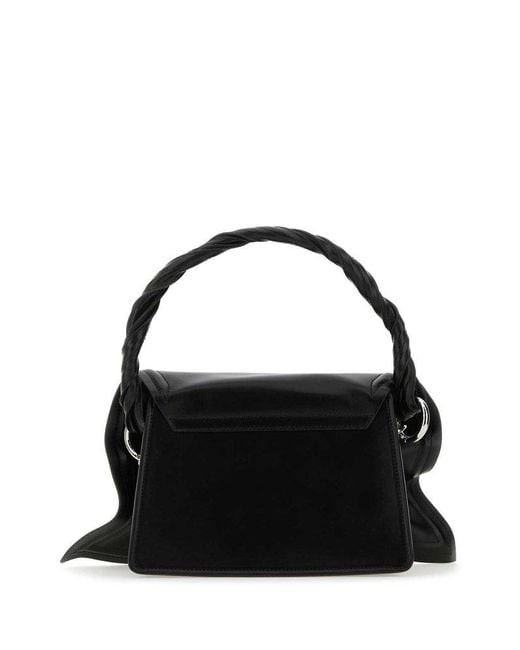 Y. Project Black Leather Handbag