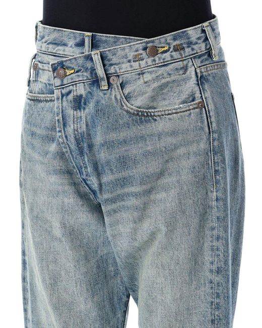 R13 Blue Jeans With Vintage Effect
