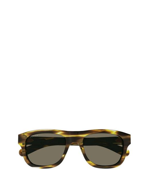 Gucci Green Panthos Frame Sunglasses for men