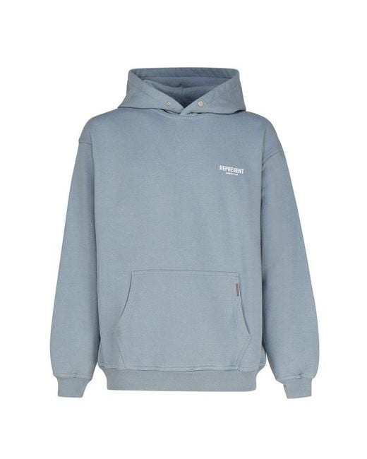 Represent Blue Hoodie for men