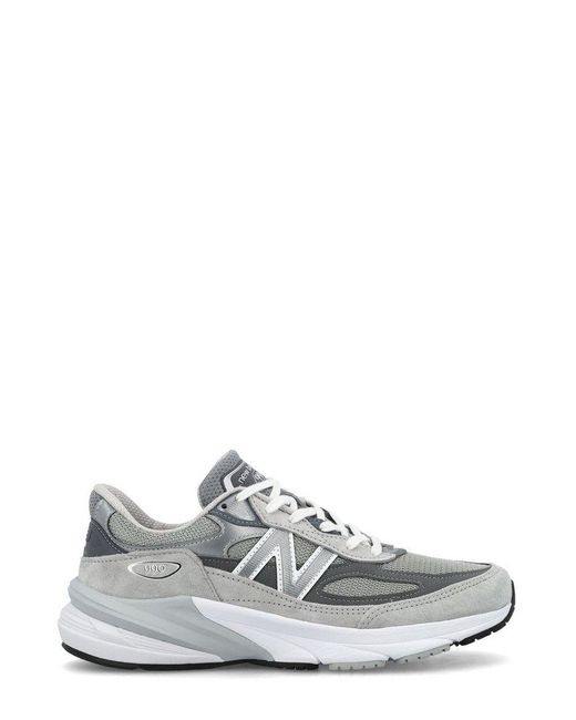 New Balance 990v6 Lace-up Sneakers in White for Men | Lyst