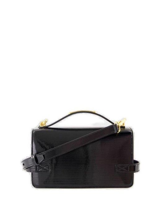 【関税＆送料込み】Balmain B-Buzz 24 Crossbody B-Buzz 24 canvas and leather bag - Women | BALMAIN