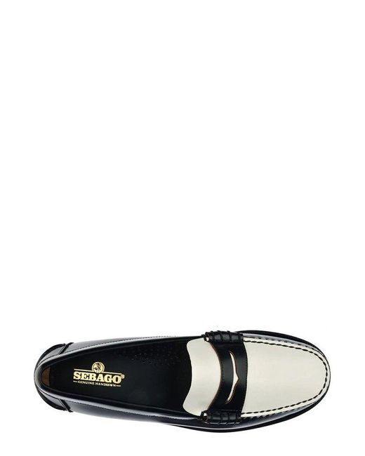 Sebago Black Classic Dan Slip-On Loafers for men