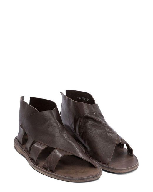 Officine Creative Brown Itaca032 Ankle Sandals