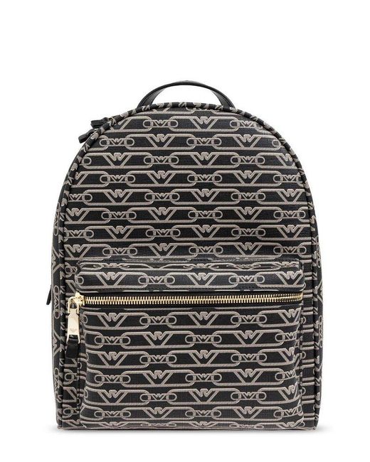 Emporio Armani Gray Rucksack