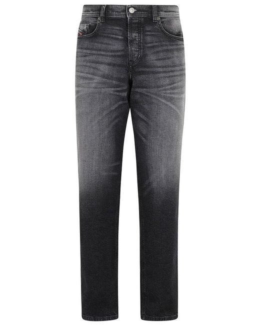DIESEL Gray 2023 D Finitive Faded Effect Jeans for men