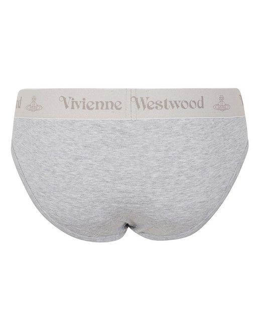 Vivienne Westwood White Three Pack Slip Band for men