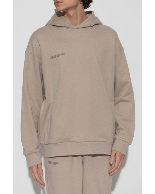 PANGAIA Natural Hoodie With Logo for men