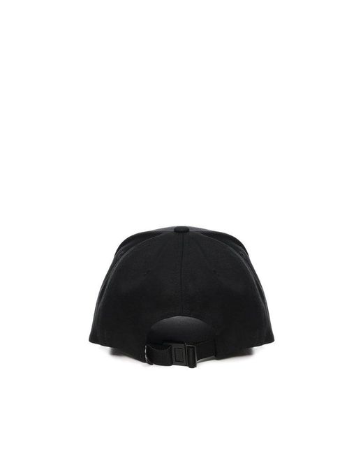 Stone Island Compass Embroidered Hat in Black | Lyst
