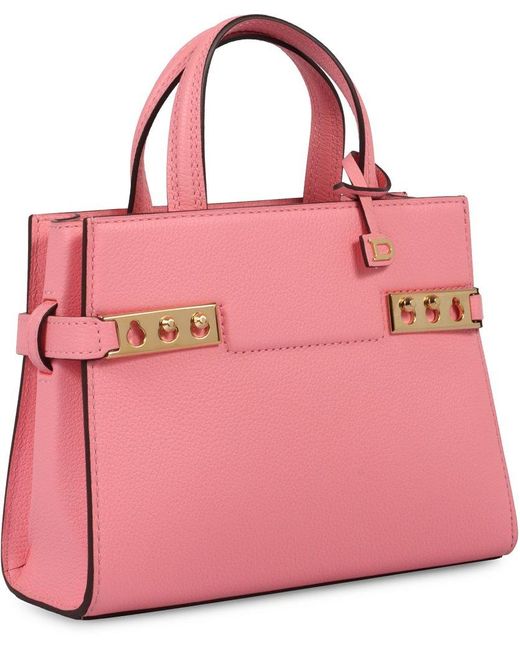 Delvaux Pink Tempete Handbag Tote