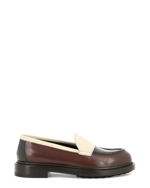 Pierre Hardy Brown Slip-On Loafers