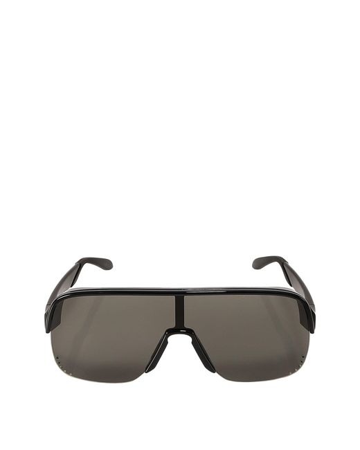 Alexander McQueen Black Shield Sunglasses for men