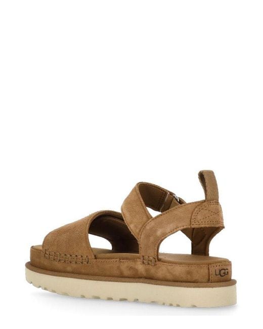 Ugg Brown Goldenstar Platform Sandals